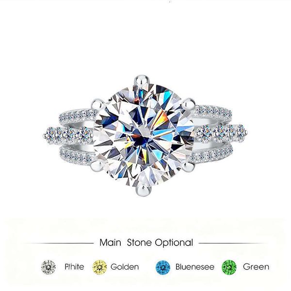 S925 Silver 5-carat Moissanite Diamond With Certificate Moissanite Ring Refers To A Fashionable And Lucky Six Claw Wedding Ring For Women Valentines Days Gift
S925 Silver 5-carat Moissanite Diamond With Certificate Moissanite Ring Refers To A Fashionable And Lucky Six Claw Wedding Ring For Women Valentines Days Gift
