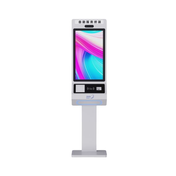 Self-service Ordering Terminal - Free Standing Kiosk with Android/Windows OS & Built-in Printer Barcode Reader