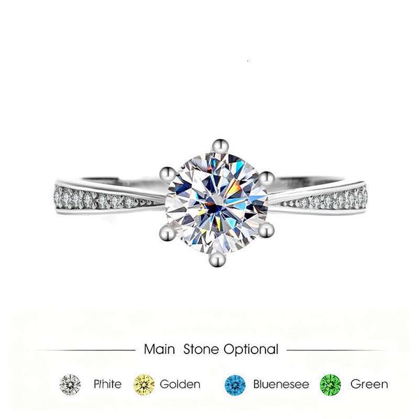 Classic 925 Sterling Silver Ring Designer For Women 1-3CT Moissanite Ring Fashionable Women Micro Inlaid Diamond Ring Girls Wedding Engagement Jewelry Gift 
Classic 925 Sterling Silver Ring Designer For Women 1-3CT Moissanite Ring Fashionable Women Micro Inlaid Diamond Ring Girls Wedding Engagement Jewelry Gift