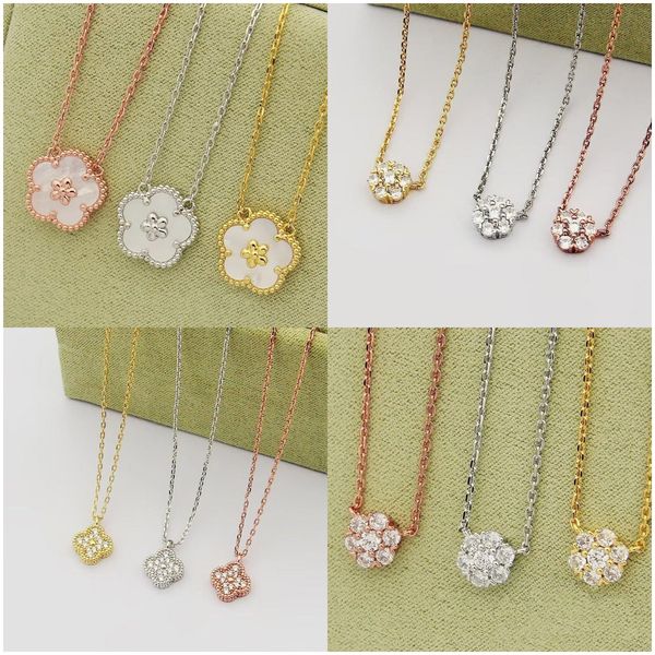 vancleave designer necklace for woman clefs moissanite chain pendant designer jewelry for women Moissanite necklaces designers diamond gold chains necklaces