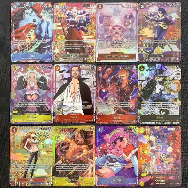 ONE Piece Card Foil Collection Card Doflamingo ACE Perona Zoro Sanji Nami Sabo …