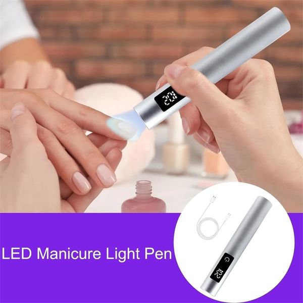 Smart LED Manicure Lamp for Gel Nails Portable Mini Nail Curing Lamp Salon Home DIY Quick Curing Manicure Tool 241224