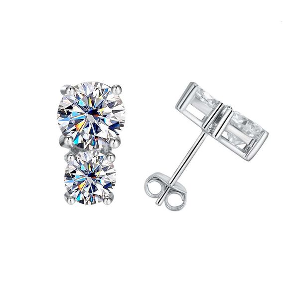 Pass Diamond Tester VVS1 D Color Moissanite Earrings Designer Women Solid 925 Sterling Silver 4 Prong 2 Diamond Earrings Men Designer Jewelry Woman Christmas Gift
Pass Diamond Tester VVS1 D Color Moissanite Earrings Designer Women Solid 925 Sterling Silver 4 Prong 2 Diamond Earrings Men Designer Jewelry Woman Christmas Gift
