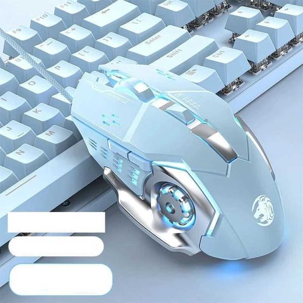 New Arrival Wired Wind Fire Wheel Gaming Mouse Silent Mechanical Touch Esports Games Macro Compilation Office Laptop Universal Peripherals T250102