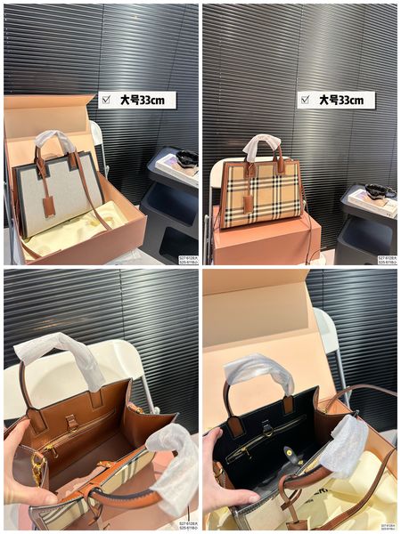 Designer Handbag Classic style Plaid tote High Quality Shoulder Purses Leather Cross Body Women Bag Pouch Purse 33cm, 27cm multi-color
Designer Handbag Classic style Plaid tote High Quality Shoulder Purses Leather Cross Body Women Bag Pouch Purse 33cm, 27cm multi-color