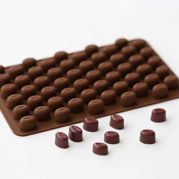 Coffee bean chocolate mold handmade candy silicone mold baking tool M250106