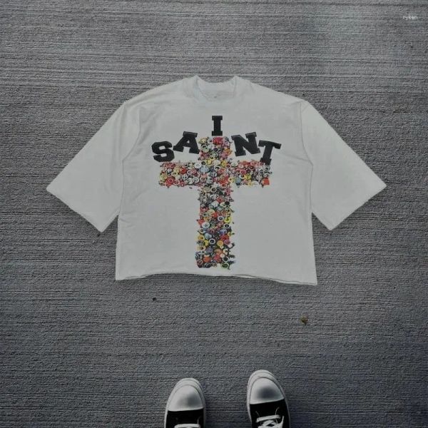 Women's T Shirts Retro Graffiti Cartoon Letter Printed Couple Short-sleeved T-shirt 2025 American Summer Versatile Trendy Loose Fashion BFG2501075, A8
Women's T Shirts Retro Graffiti Cartoon Letter Printed Couple Short-sleeved T-shirt 2025 American Summer Versatile Trendy Loose Fashion BFG2501075, A8