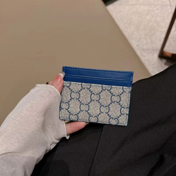 Luxury Designers Credit Card Holders Mini Wallets High Quality For Men And Womens Genuine Leather Pure Color Card Holder Purses Wallet With Box, Lavender
Luxury Designers Credit Card Holders Mini Wallets High Quality For Men And Womens Genuine Leather Pure Color Card Holder Purses Wallet With Box, Lavender
