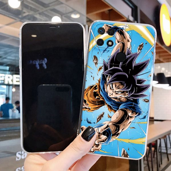 Anime Dragons-Balls Son-Gokus Silicone Case For Xiaomi Redmi 10C 2025 Cover Capa Funda Soft Bag Clear for redmi 10 C Transparent Back