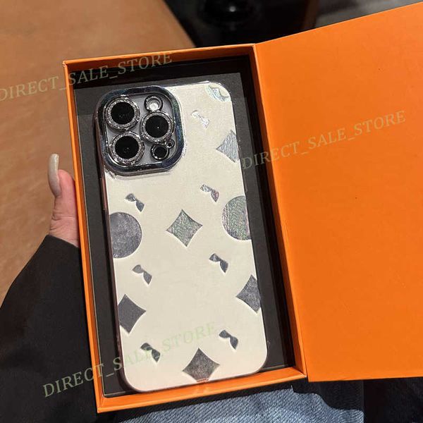Designer Phone Cases for iPhone 16 pro max 14 15 Pro 14Pro 14Plus 13 12 11 new with built-in lens film high-end temperament protective