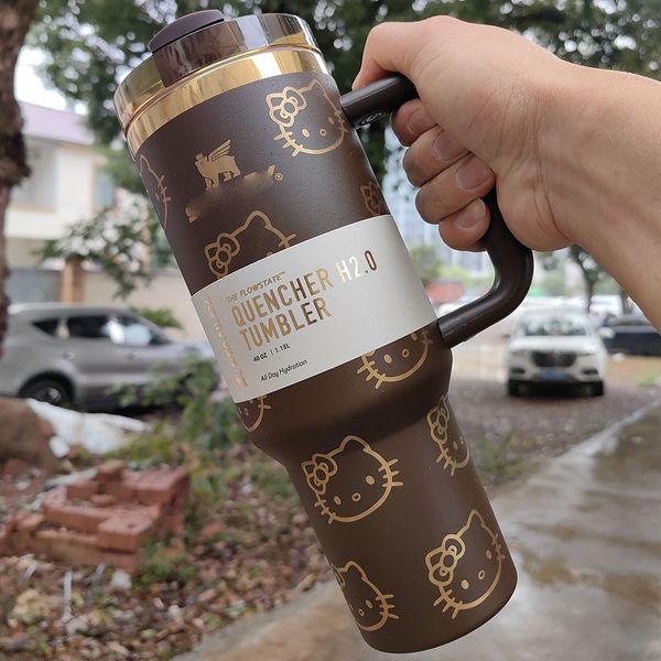 40oz Stainless Steel Car Thermal Mug designer Colorful Gold Classic Letter Printed Large Capacity Insulated Straw Ice Cup Tumblers, Black
40oz Stainless Steel Car Thermal Mug designer Colorful Gold Classic Letter Printed Large Capacity Insulated Straw Ice Cup Tumblers, Black