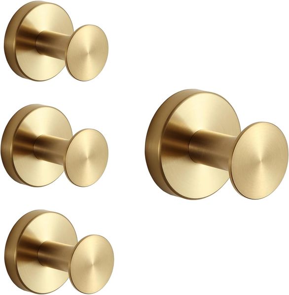 Custom Bath Towel Hooks, SUS304 Stainless Steel Robe Coat Robe Clothes Heavy Duty Wall Bathroom Kitchen Garage Hotel Wall Mounted (Gold) China
Custom Bath Towel Hooks, SUS304 Stainless Steel Robe Coat Robe Clothes Heavy Duty Wall Bathroom Kitchen Garage Hotel Wall Mounted (Gold) China
