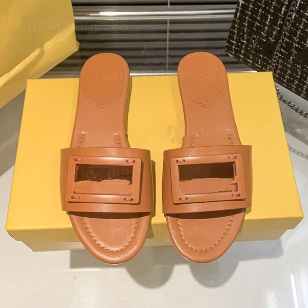 Sandals Famous Designer Women Flip Flops Slides Sandal Slippers Sandles Flat Mules Women's Shoes Flipflops Sliders Slipper Leather Comfort Flats sandals Shoe