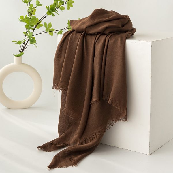 1-639 Wool blended solid color knitted scarf for women manufacturers autumn and winter warmth
1-639 Wool blended solid color knitted scarf for women manufacturers autumn and winter warmth