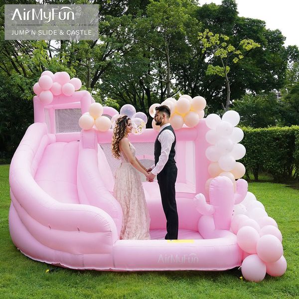 Kids Inflatable Castle Bouncer for Wedding Parties Portable Indoor-Outdoor Bounce House with Durable Construction