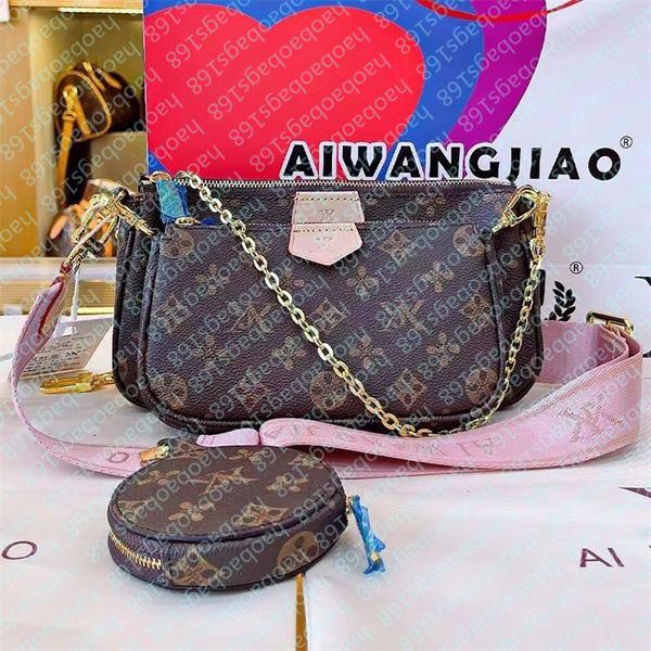 2024 Women designer bag pochette crossbody leather bag handbag wallet on chain strap purse shoulder bags messenger classic 3 piece set lady clutch luxury makeup bag, T15
2024 Women designer bag pochette crossbody leather bag handbag wallet on chain strap purse shoulder bags messenger classic 3 piece set lady clutch luxury makeup bag, T15