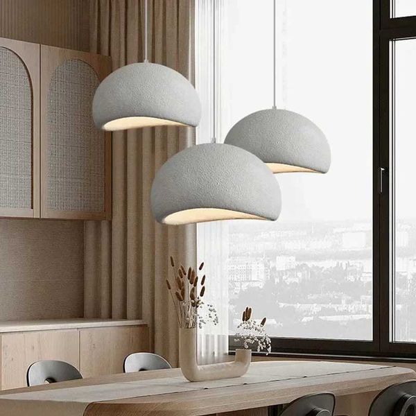 Modern Wabi-Sabi HDPE Led Pendant Light Living Dining Room Chandelier Lighting Home Decor Bedroom Kitchen Hanging Lamp Luminaire Z250120