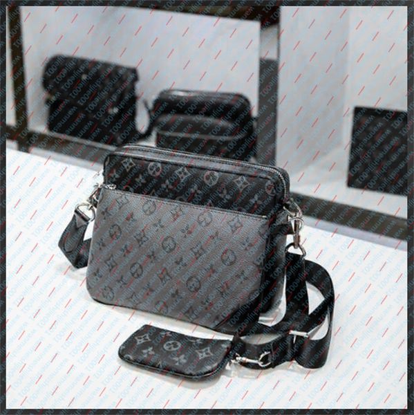 Women Bag Handbags Purses Fashion Handbags Men Leather TRIO Messenger Bags Luxury Shoulder Bag Make up Bag Wallets satchel Women Totes Shoulder Bag, T23
Women Bag Handbags Purses Fashion Handbags Men Leather TRIO Messenger Bags Luxury Shoulder Bag Make up Bag Wallets satchel Women Totes Shoulder Bag, T23