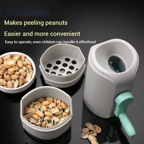 Creative Automatic Peanut Sheller Hand Crank Peanut Sheller Nuts Cracker Nut Peeling Tool Kitchen Accessories Gadgets 250121