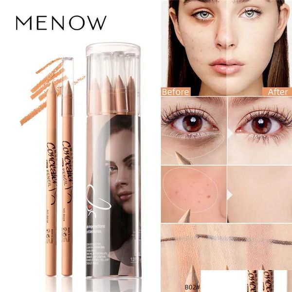 Concealer 12Pcs/Set Menow Pen P137 Wooden Handle Soft Cream Brighten Beige Natural Color Waterproof Face Contour Drop Delivery Health Dhnw6, Mixed color
Concealer 12Pcs/Set Menow Pen P137 Wooden Handle Soft Cream Brighten Beige Natural Color Waterproof Face Contour Drop Delivery Health Dhnw6, Mixed color