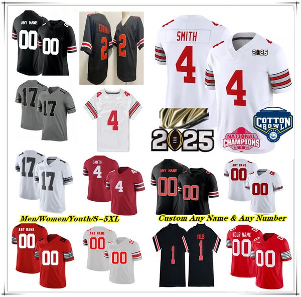 4 Jeremiah Smith College Football Jerseys Will Howard Emeka Egbuka Quinshon Judkins TreVeyon Henderson Sonny Styles Caleb Downs Carnell Tate Cody Simon Gee Scott 5X, Men red style
4 Jeremiah Smith College Football Jerseys Will Howard Emeka Egbuka Quinshon Judkins TreVeyon Henderson Sonny Styles Caleb Downs Carnell Tate Cody Simon Gee Scott 5X, Men red style