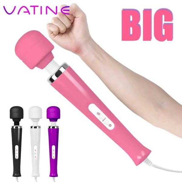 IKOKY Big Size G Spot Massage Clitoris Stimulator Sex Toys for Women AV Rod Stick Sex Products Magic Wand Massager Vibrator W250117