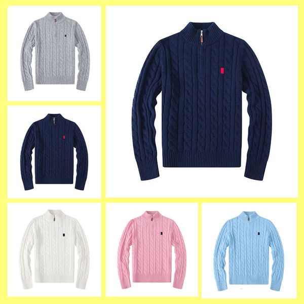 Polo Sweater Cardigan Designer Mens Sweaters Wool Casual High Quality Pull Half Zip Women Hoodie Polo Jacket Winter Long Sleeve Sweater Pullover Size S, Purple
Polo Sweater Cardigan Designer Mens Sweaters Wool Casual High Quality Pull Half Zip Women Hoodie Polo Jacket Winter Long Sleeve Sweater Pullover Size S, Purple