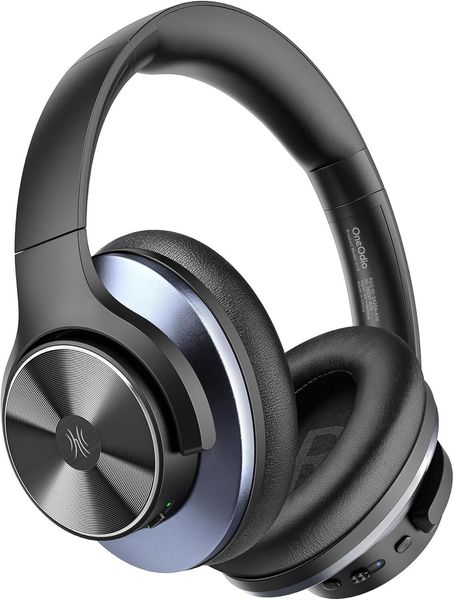 A10 Noise Cancelling Hi-Res Audio, 50 Hours Playtime, with Fast Charging, Case, Wireless/Wired, Built-in Microphone, Bluetooth Over-Ear