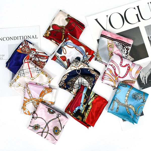 50x50cm chain-print square scarf - high-end silk sample | Multi-functional office and casual chic bag belt accessory
50x50cm chain-print square scarf - high-end silk sample | Multi-functional office and casual chic bag belt accessory
