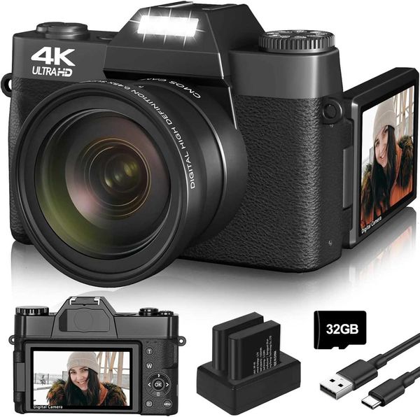 4K HD 75Million Pixel Entry Micro Single Digital Home Travel WIFI Camera 16x Zoom Rotary Screen Z250804