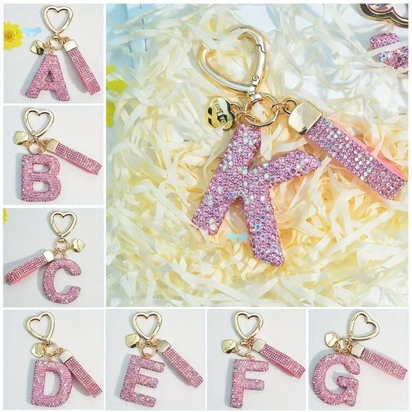 Diamond-studded letter keychain for ladies and girls - a shiny and adorable backpack accessory for car keys.
Diamond-studded letter keychain for ladies and girls - a shiny and adorable backpack accessory for car keys.