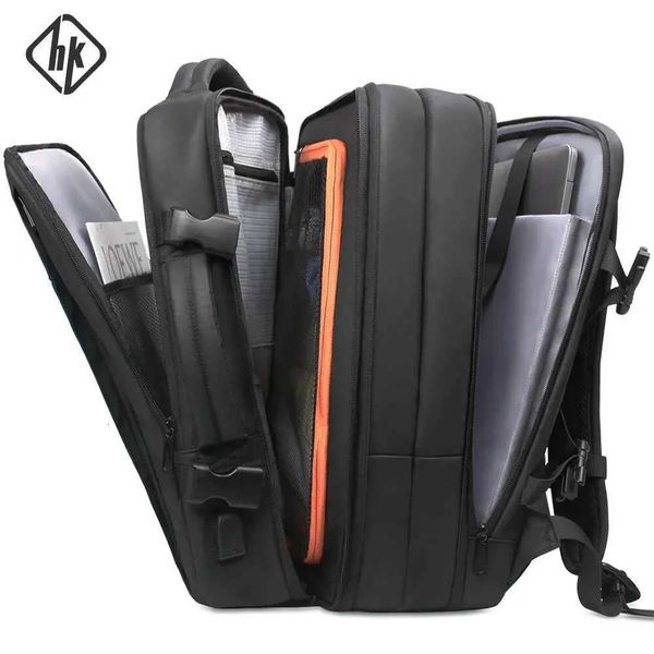 HK Business Backpack For Men Waterproof Anti-Theft 15.6 Laptop Backpack Casual …