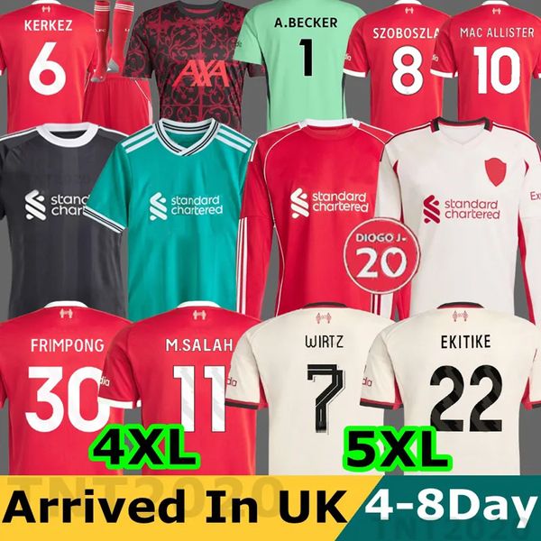 2025 RedsMohamed Salah Darwin 24 25 26 Home Away Football EKITIKE 22 Soccer Jersey Szoboszlai Robertson DIOGO J. WIRTZ 7 MAC ALLISTER Jones kids Kit FRIMPONG GERRARD, 25/26 away adult player+gold epl1
2025 RedsMohamed Salah Darwin 24 25 26 Home Away Football EKITIKE 22 Soccer Jersey Szoboszlai Robertson DIOGO J. WIRTZ 7 MAC ALLISTER Jones kids Kit FRIMPONG GERRARD, 25/26 away adult player+gold epl1