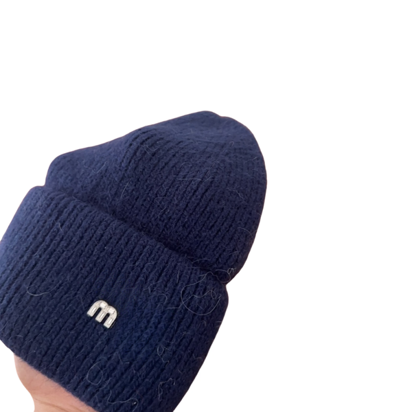 Navy Beanie Designe…