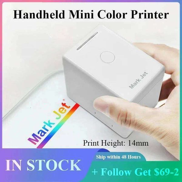 Mark Jet Mini Portable Color Customized Text Smartphone Wireless Printing Handheld Inkjet Tattoo Printer