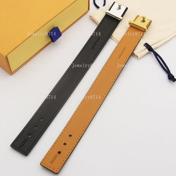 Designer Gold Jewelry Hardware Leather Men Bracelets Buckle Charm Bracelet For Women Hand Strap Brown Wer Pattern Stamp Printed Fashion Gift 278 With Box
Designer Gold Jewelry Hardware Leather Men Bracelets Buckle Charm Bracelet For Women Hand Strap Brown Wer Pattern Stamp Printed Fashion Gift 278 With Box