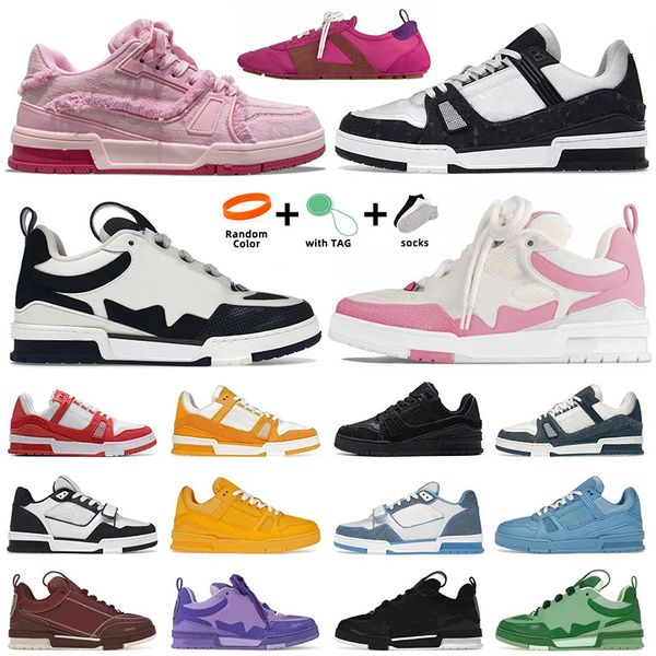 Designer Sneakerina Skate Luxury designer trainers casual shoes Trainer Sneaker triple white pink sky blue black green yellow denim low mens sneakers women EUR 36-45, Red
Designer Sneakerina Skate Luxury designer trainers casual shoes Trainer Sneaker triple white pink sky blue black green yellow denim low mens sneakers women EUR 36-45, Red