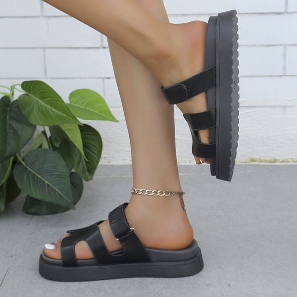 Designer Sandals Men Women Genuine Leather Slippers Suede Slippers Thick Bottom Flip Flops Summer Marine Green Calfskin Chypre Slipper, #-2
Designer Sandals Men Women Genuine Leather Slippers Suede Slippers Thick Bottom Flip Flops Summer Marine Green Calfskin Chypre Slipper, #-2