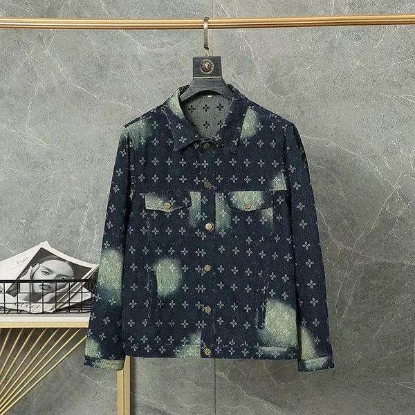 Designer Spring And Autumn Men's Jacket Denim Jacket Retro Street Wear Button D…