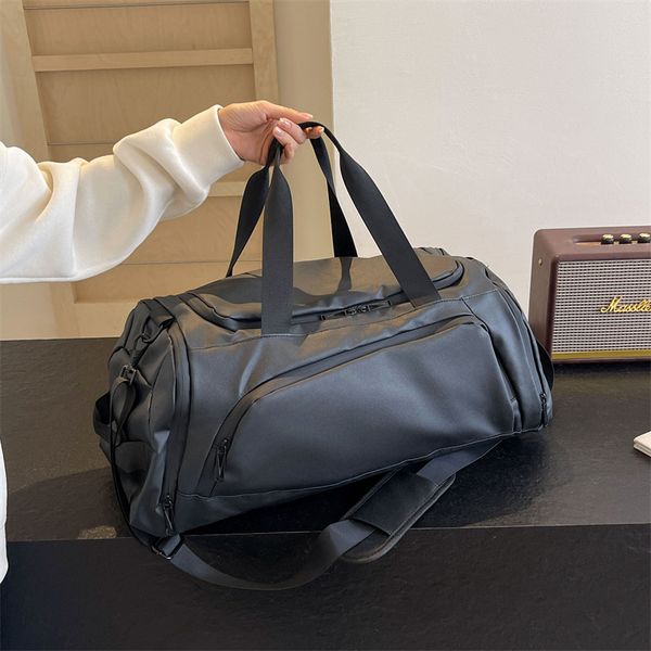 Designer Storage Bag Dry Wet Separation Sports Fitness Bag duffle bag Durable Fashionable men women Outdoor Sports Gym Yoga Exercise Travel Large Capacity Handbag, Black
Designer Storage Bag Dry Wet Separation Sports Fitness Bag duffle bag Durable Fashionable men women Outdoor Sports Gym Yoga Exercise Travel Large Capacity Handbag, Black