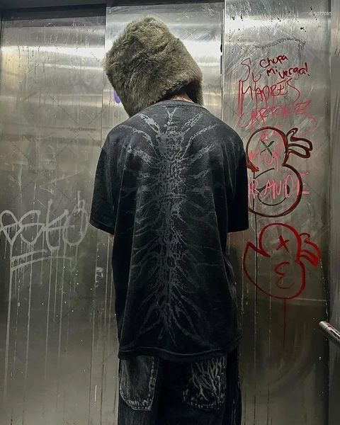 Men's T Shirts Summer Gothic Punk Harajuku Streetwear Top Men Casual Hip-hop Retro Trendy Oversized Cotton Round Neck T-shirt Women, Aa
Men's T Shirts Summer Gothic Punk Harajuku Streetwear Top Men Casual Hip-hop Retro Trendy Oversized Cotton Round Neck T-shirt Women, Aa