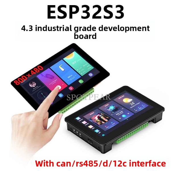 ESP32-S3 Capacitive Touch Display 4.3 inch LCD (B) Onboard CAN/I2C/RS485/Sensor