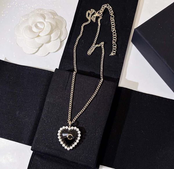 Designer C Pendant Necklaces Classic Letter Pearl Gold — compare prices at CompareOffers