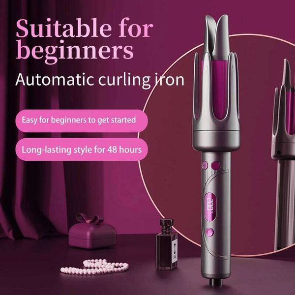 32Mm Automatic Curler Negative Ions Electric Ceramic Hair Stick Rotating Curl Waves Anti-Tangle Curling Iron Styler