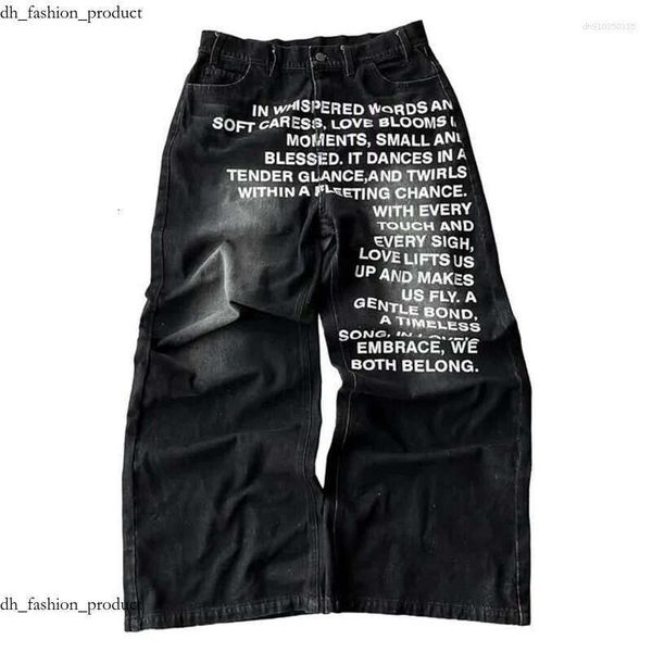 Men' Jeans Y2K Men Vintage American Pattern Letter Streetwear Gothic Harajuku Hip Hop Women Fashion Casual Wide Leg 38e, A01
Men' Jeans Y2K Men Vintage American Pattern Letter Streetwear Gothic Harajuku Hip Hop Women Fashion Casual Wide Leg 38e, A01