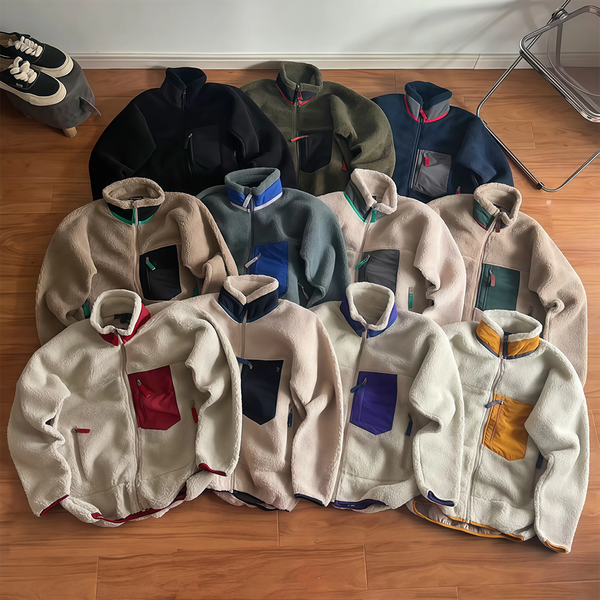 Designer Fleece Jacket Mens Jackets Thick Warm Down Classic Retro Antumn Winter Couple Models Lamb Cashmere Luxury Outerwear Coats Couple Winter Streetwear, Black
Designer Fleece Jacket Mens Jackets Thick Warm Down Classic Retro Antumn Winter Couple Models Lamb Cashmere Luxury Outerwear Coats Couple Winter Streetwear, Black