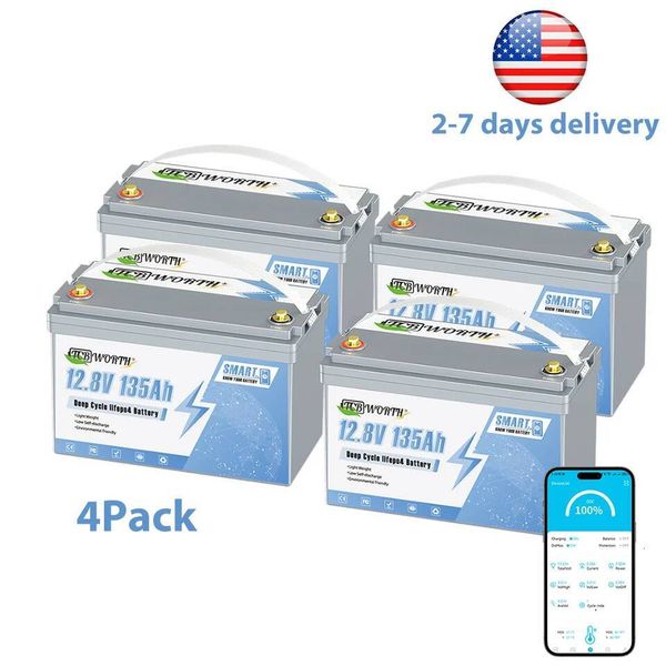 TCBWORTH 12V 135AH LiFePO4 Lithium Battery with — compare prices at CompareOffers