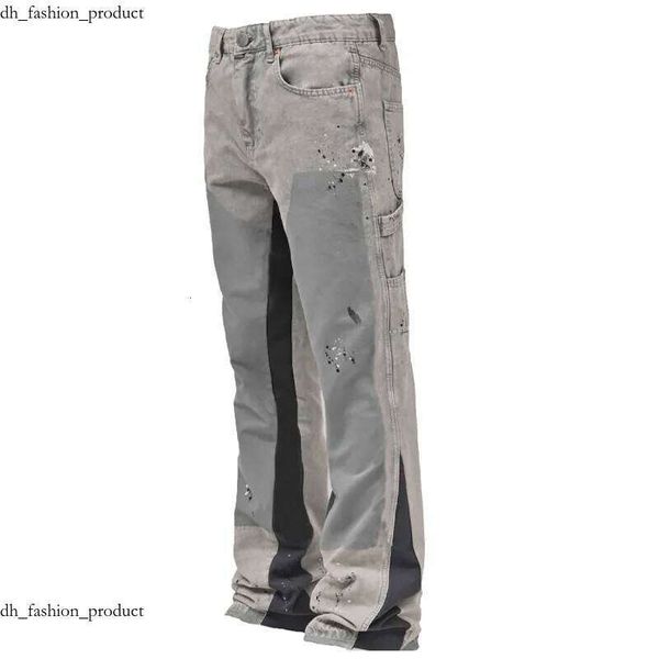 Galeryly Jeans Dept Men' Jeans Men' Denim Work Pants Fashion Stretch Patch Denim Stacked Flare Pants 824, Gray 
Galeryly Jeans Dept Men' Jeans Men' Denim Work Pants Fashion Stretch Patch Denim Stacked Flare Pants 824, Gray