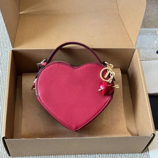 Designer Women's Heart Shaped Bag Shoulder Bags Fashion Hand Bags Handbag Purse 19x16.5x5.5cm 21402