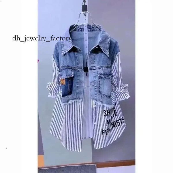mithworld Fashion Striped Denim Jacket Womens SpringSummer 2024 n Sense Stitching Women Jackets Temperament Coat Top 1be, Stripe
mithworld Fashion Striped Denim Jacket Womens SpringSummer 2024 n Sense Stitching Women Jackets Temperament Coat Top 1be, Stripe